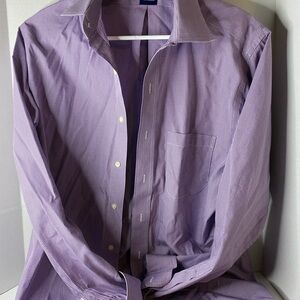 Brooks Brothers Purple Checkered Dress Shirt